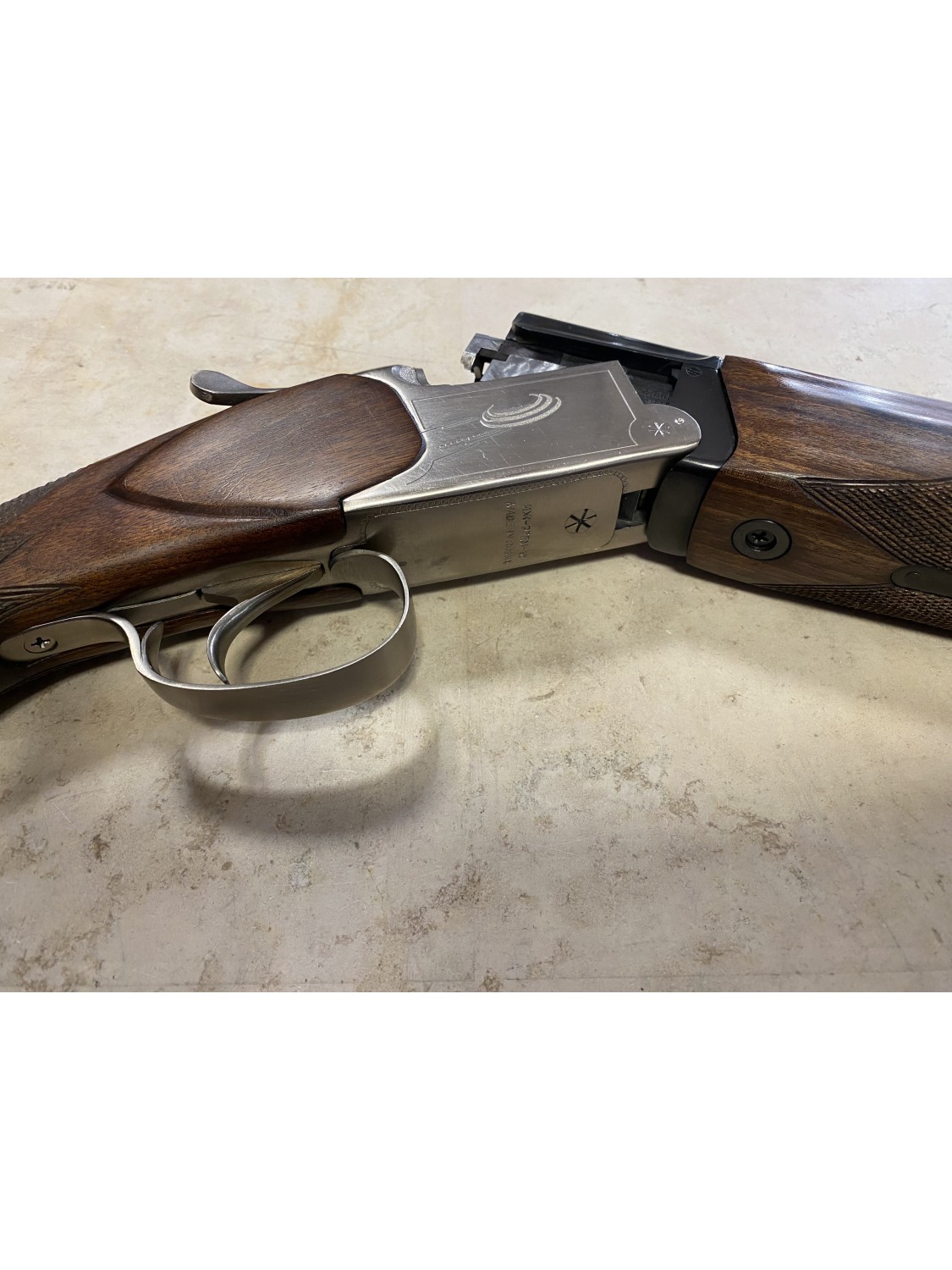 Fucile sovrapposto di marca Baikal calibro 12 modello sporting