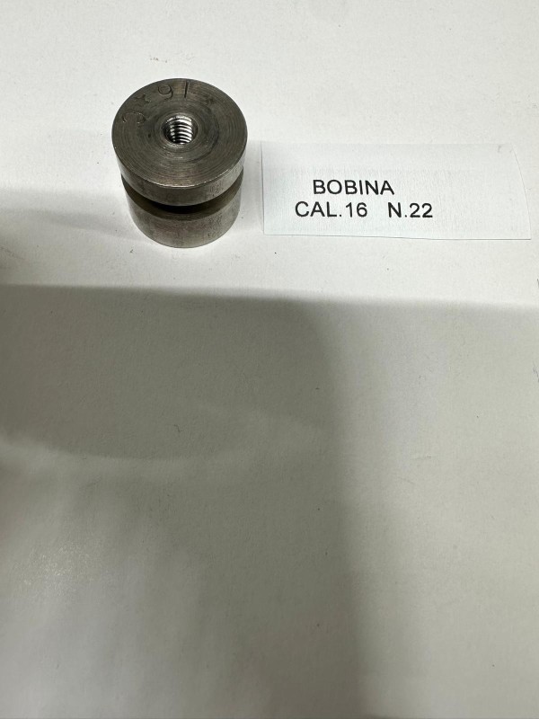 BOBINA ORLATRICE IN ACCIAIO CAL.16 N22  PRODOTTO VISTO E PIACIUTO