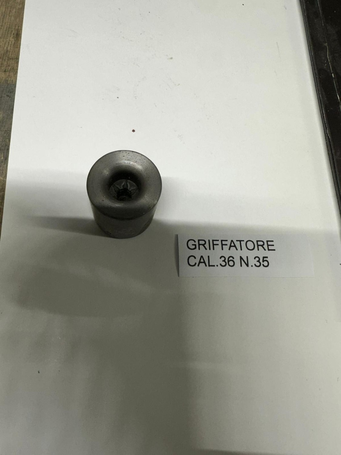 BOBINA INCISORE IN ACCIAIO CAL.36  USATA  N35