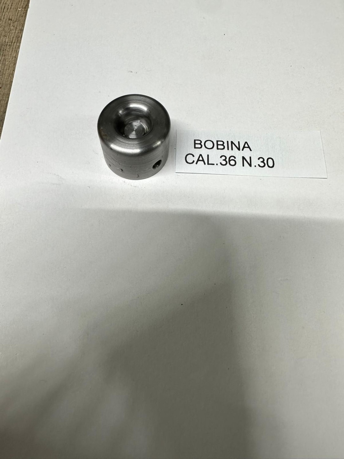 BOBINA ORLATRICE IN ACCIAIO CAL.36 N30