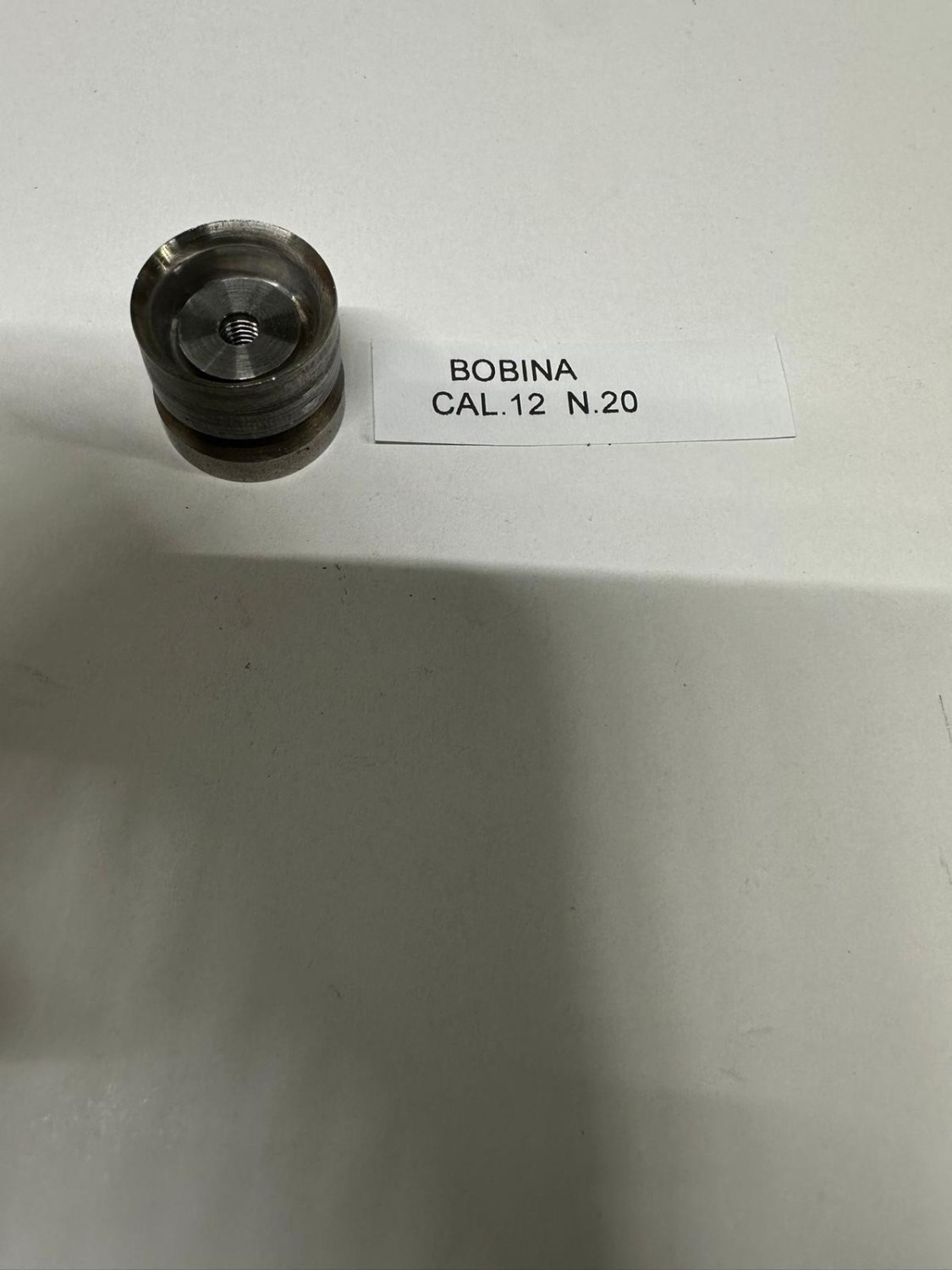 BOBINA ORLATRICE IN ACCIAIO CAL.12 N20