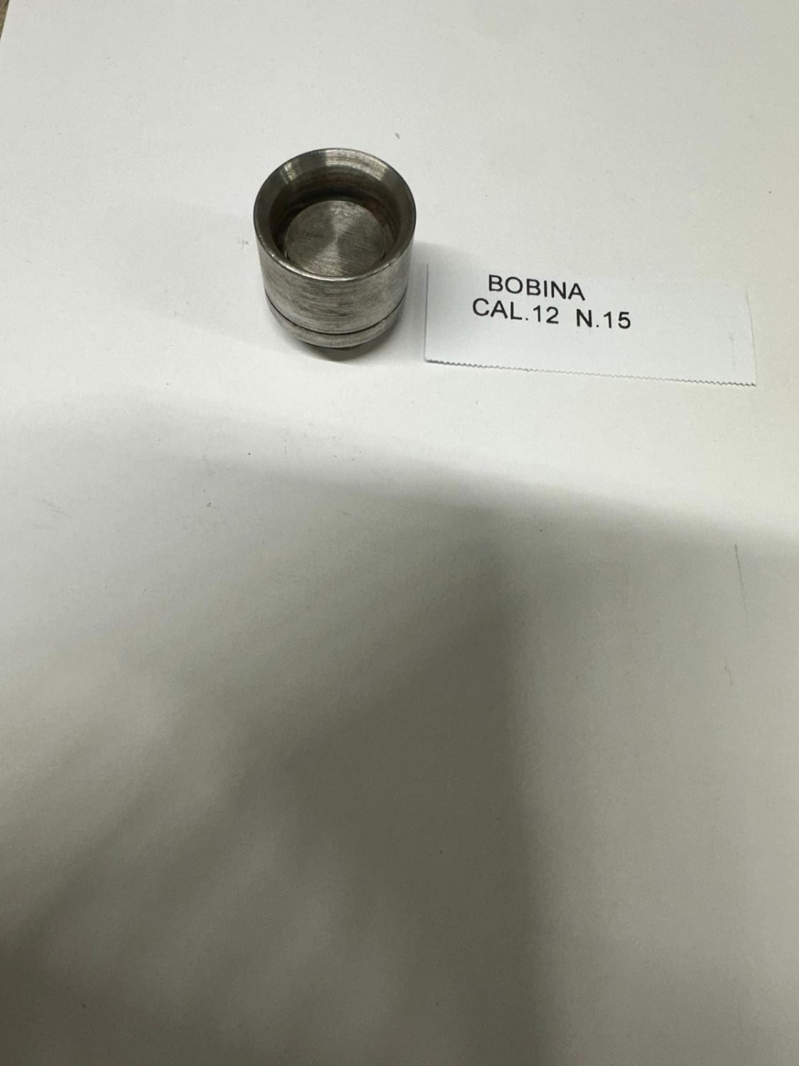 BOBINA ORLATRICE IN ACCIAIO CAL.12 USATA N15