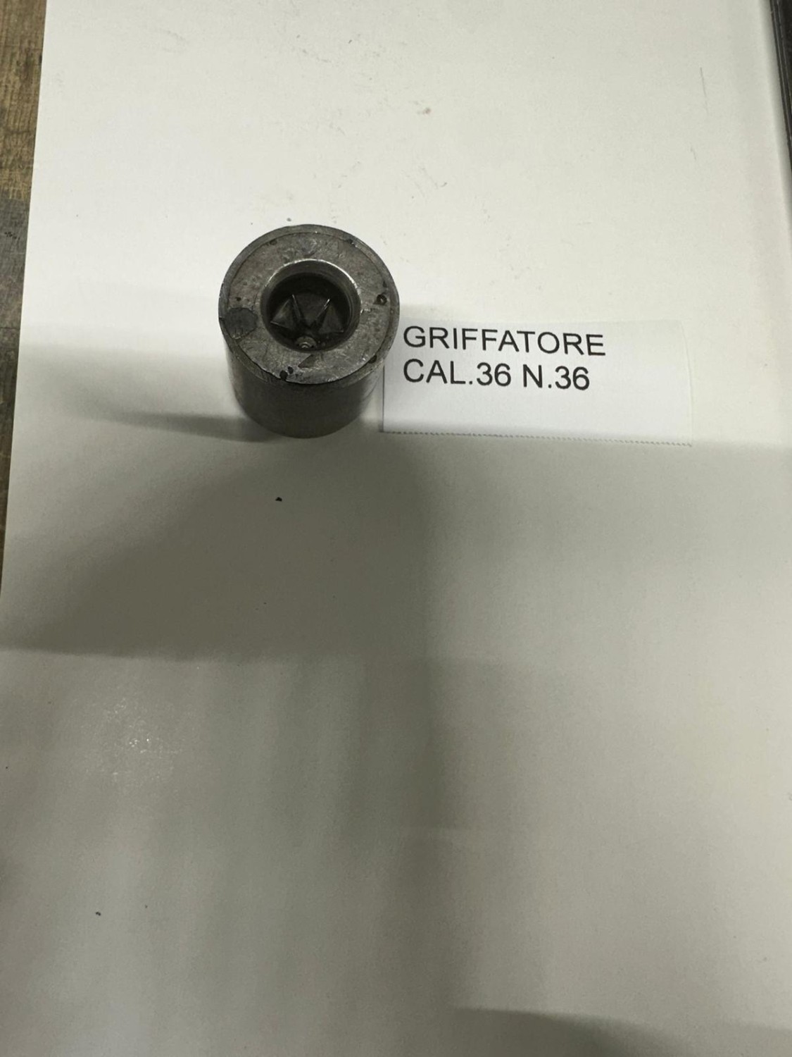 BOBINA INCISORE IN ACCIAIO CAL.36  USATA  N36