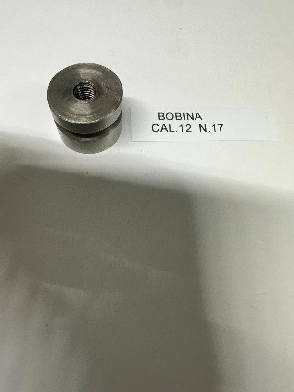 BOBINA ORLATRICE IN ACCIAIO CAL.12 N17