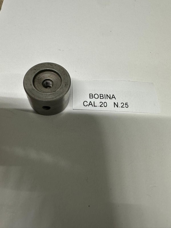 BOBINA ORLATRICE IN ACCIAIO CAL.20 N25