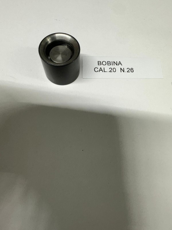 BOBINA ORLATRICE IN ACCIAIO CAL.20 N26