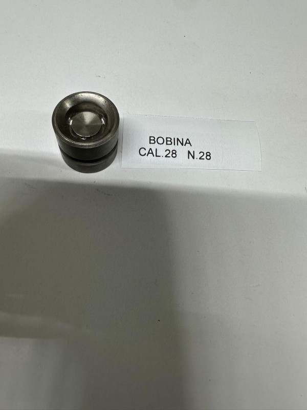 BOBINA ORLATRICE IN ACCIAIO CAL.28 N28