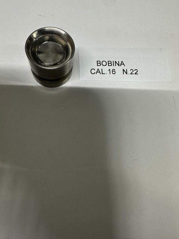 BOBINA ORLATRICE IN ACCIAIO CAL.16 N22  PRODOTTO VISTO E PIACIUTO