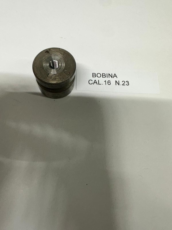 BOBINA ORLATRICE IN ACCIAIO CAL.16  USATA  N23