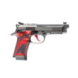 Beretta calibro 9x19 modello 92x performance dark series red