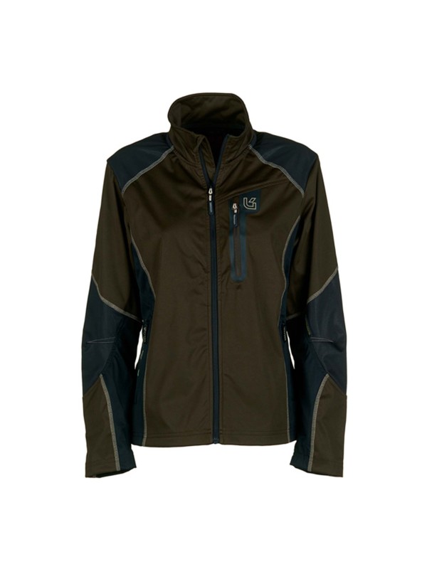 Univers giacca microshell u-tex verde / beige