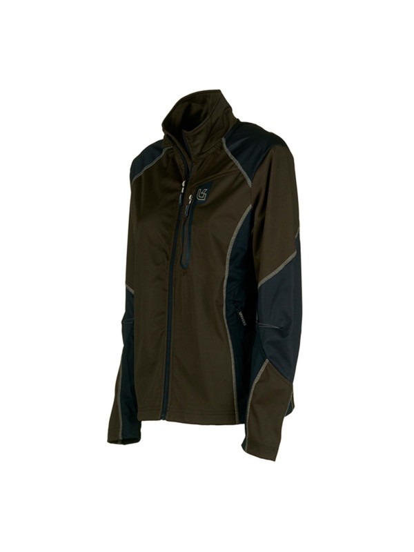 Univers giacca microshell u-tex verde / beige