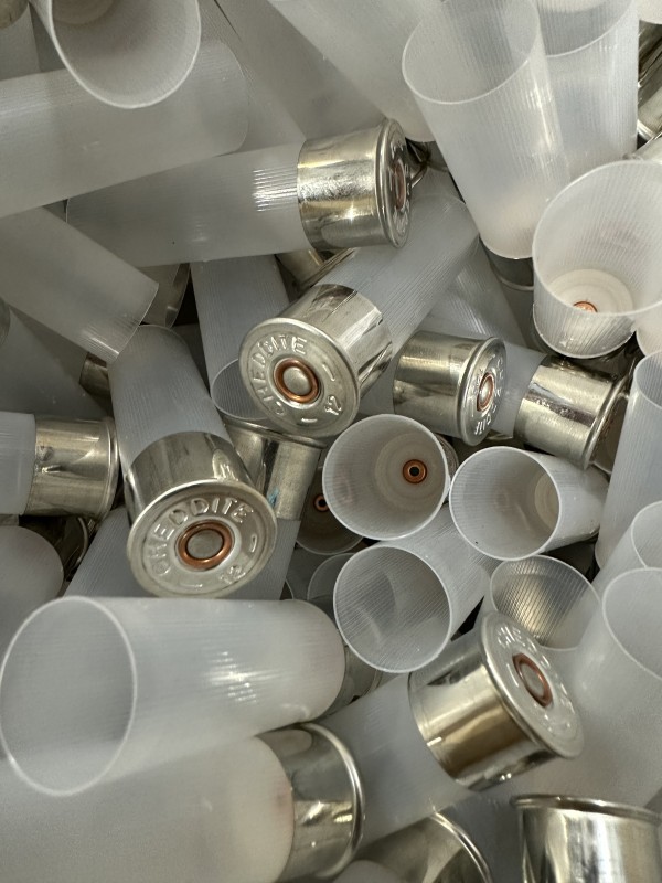 Bossoli di marca Cheddite calibro 12 tipo 3 altezza 70mm.