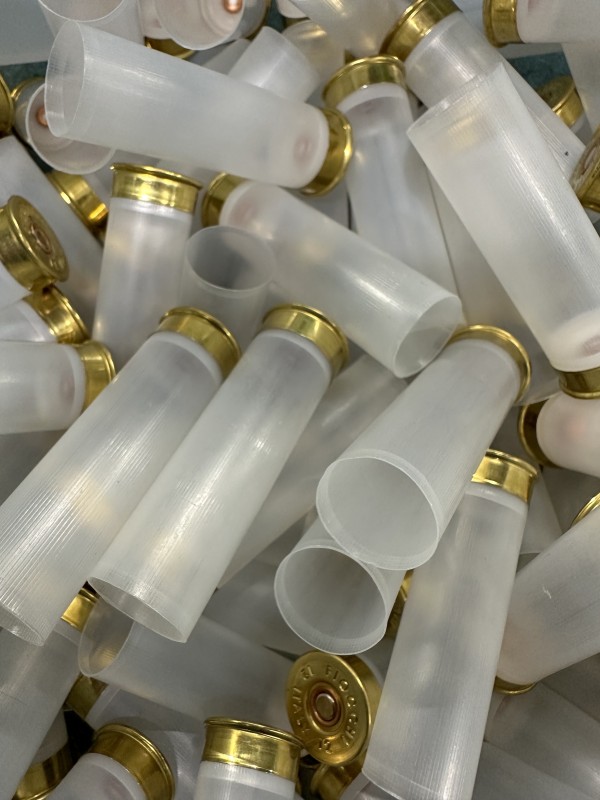 Bossoli di marca Fiocchi calibro 12 tipo 1 altezza 70mm TRASPARENTI