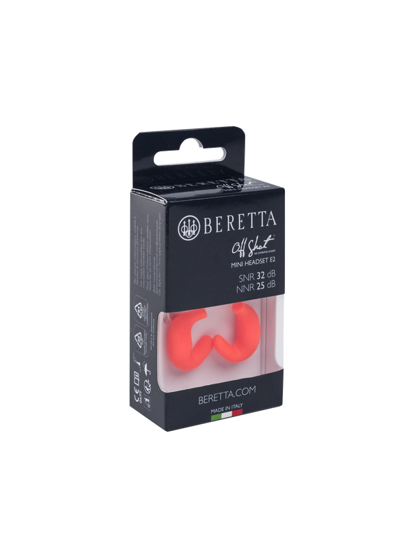 Cuffia di marca Beretta modello mini headset E2 orange