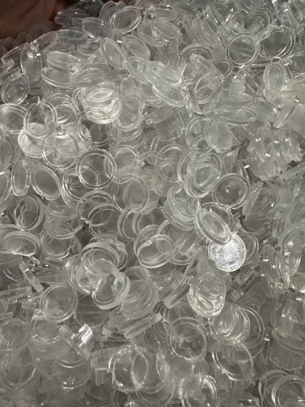 Stock dischetti trasparenti cal.36 1000 pezzi