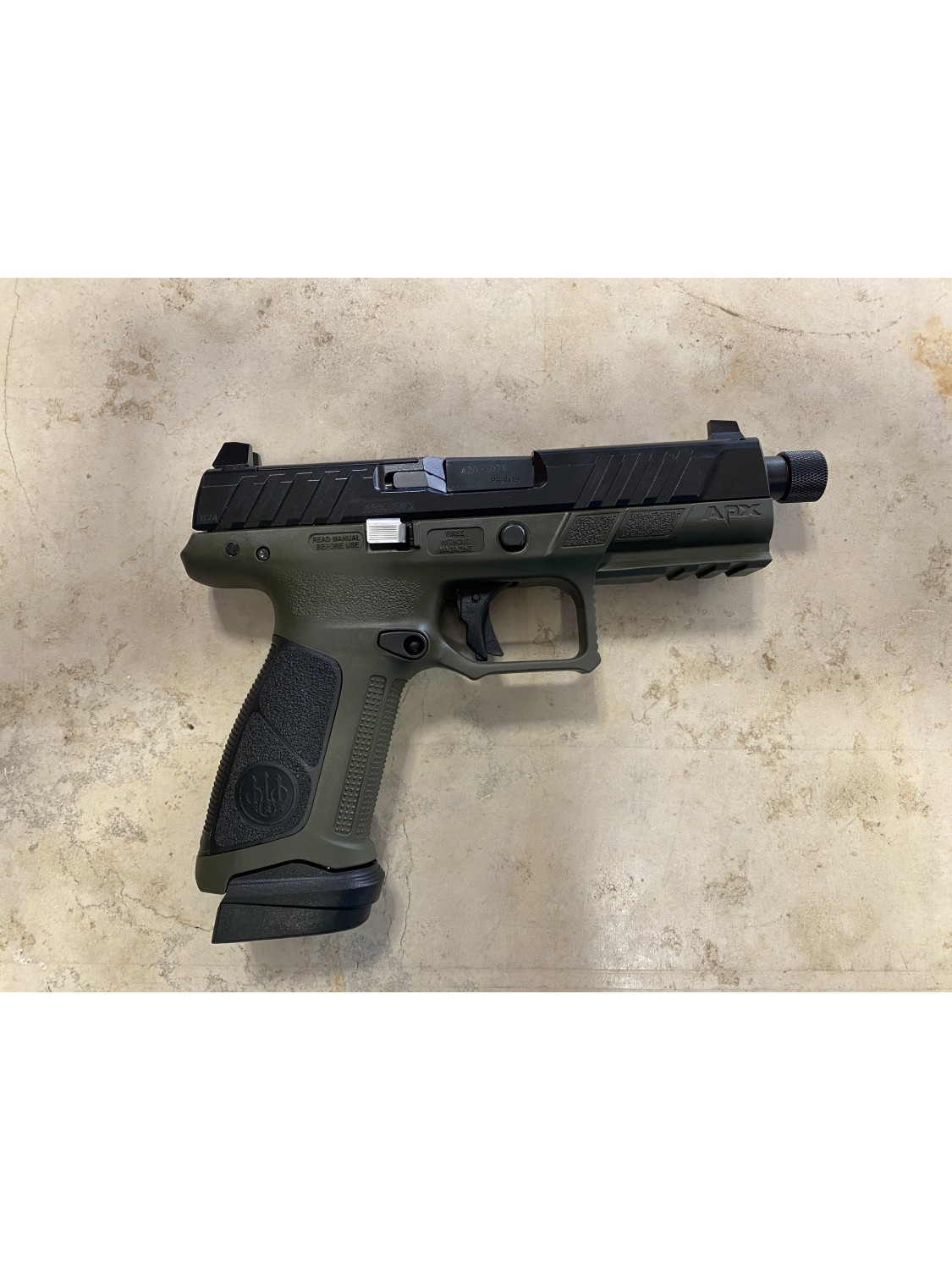 Pistola semiautomatica di marca P. Beretta calibro 9x19 modello APX A1