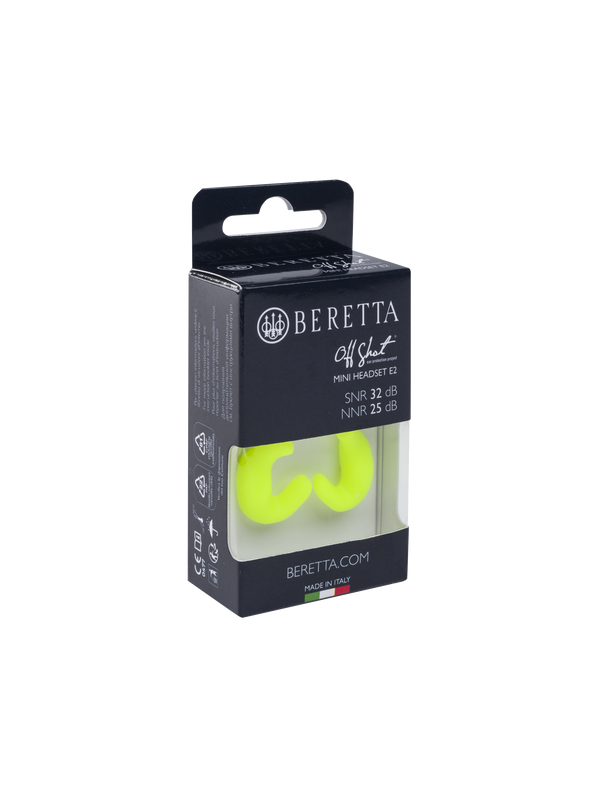 Beretta tappi auricolari Mini Headset E2 yellow