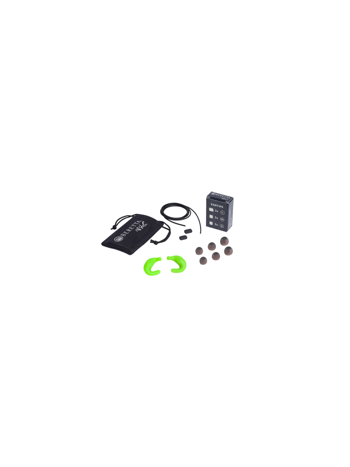 Beretta tappi auricolari Mini Headset E2 green fluo