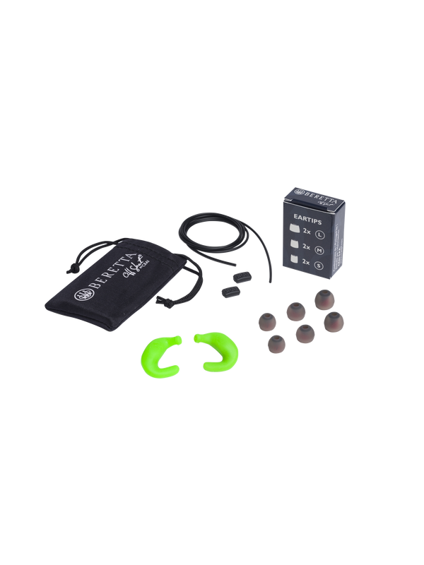 Beretta tappi auricolari Mini Headset E2 green fluo