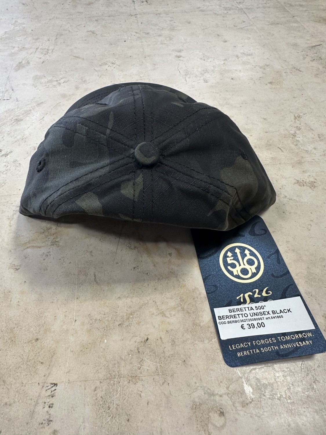 Beretta cappello 500 years multicam cap black
