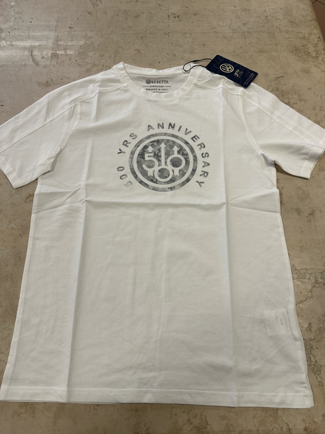 Beretta T-shirt 500 years bright white