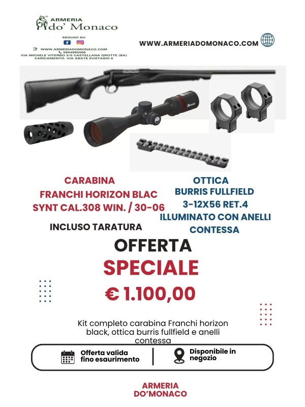 FRANCHI HORIZON SYNT CALIBRO 30-06 O 308 WIN.
