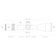 Ottica Hawke sidewinder 30 SF 6-24X56 SF Half mil usata