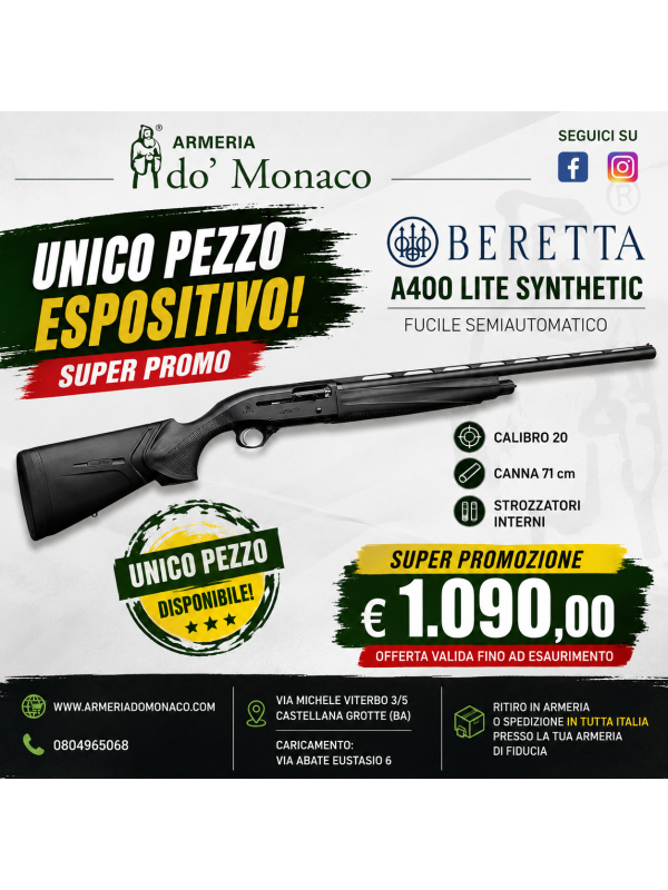 Beretta A400 lite synt cal.20