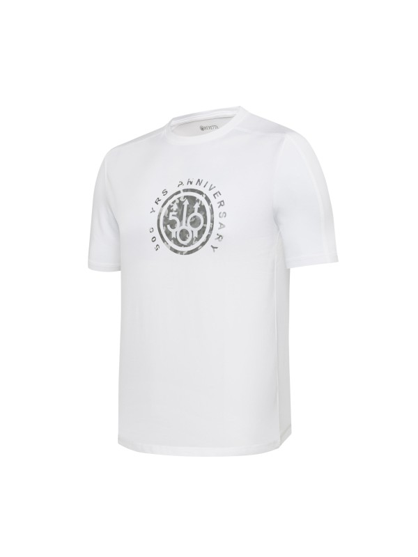 Beretta T-Shirt con logo grande argento camo 500 anni