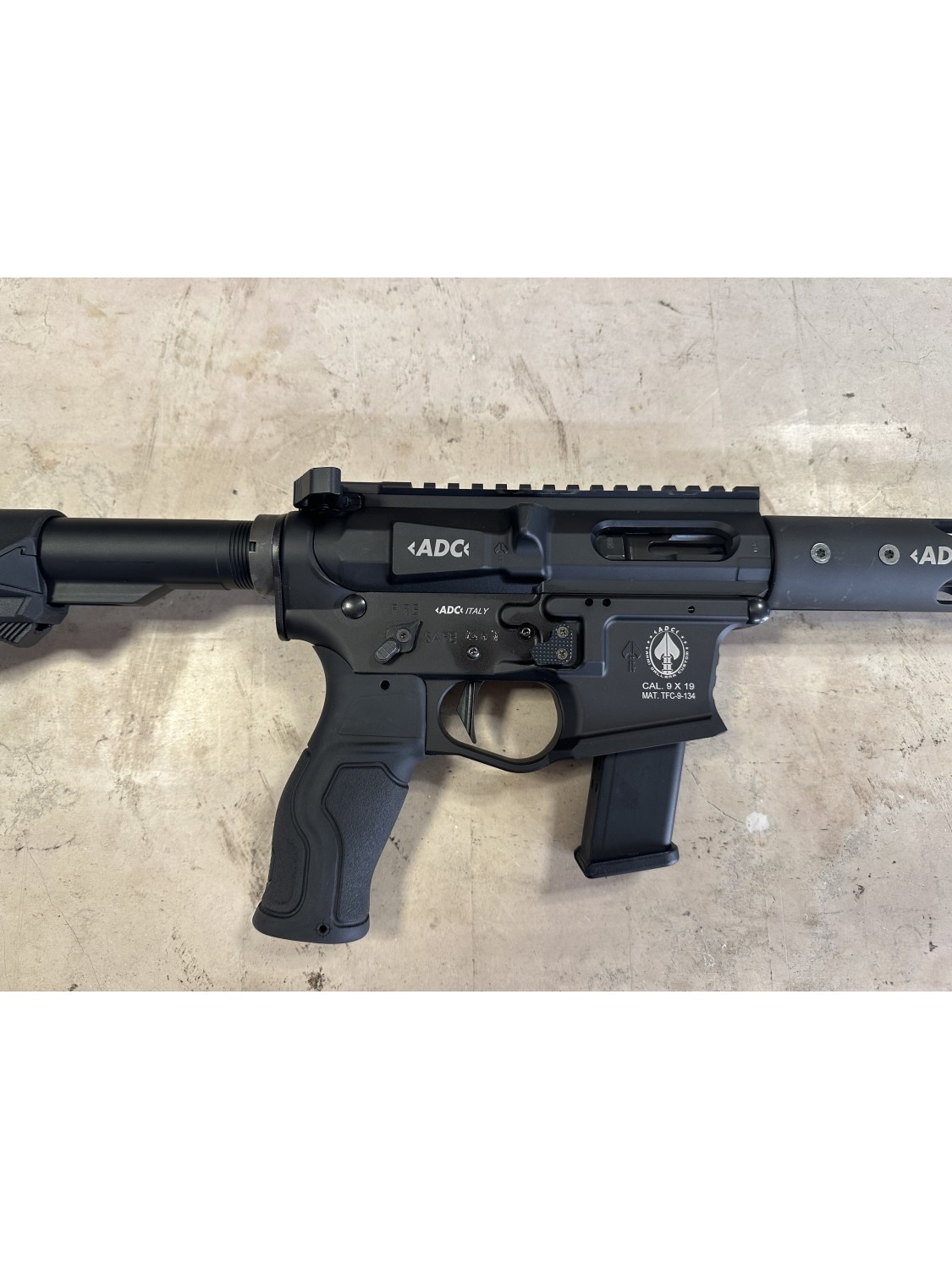 Carabina ADC DALLERA CUSTOM calibro 9x19 modello M5 SWAT