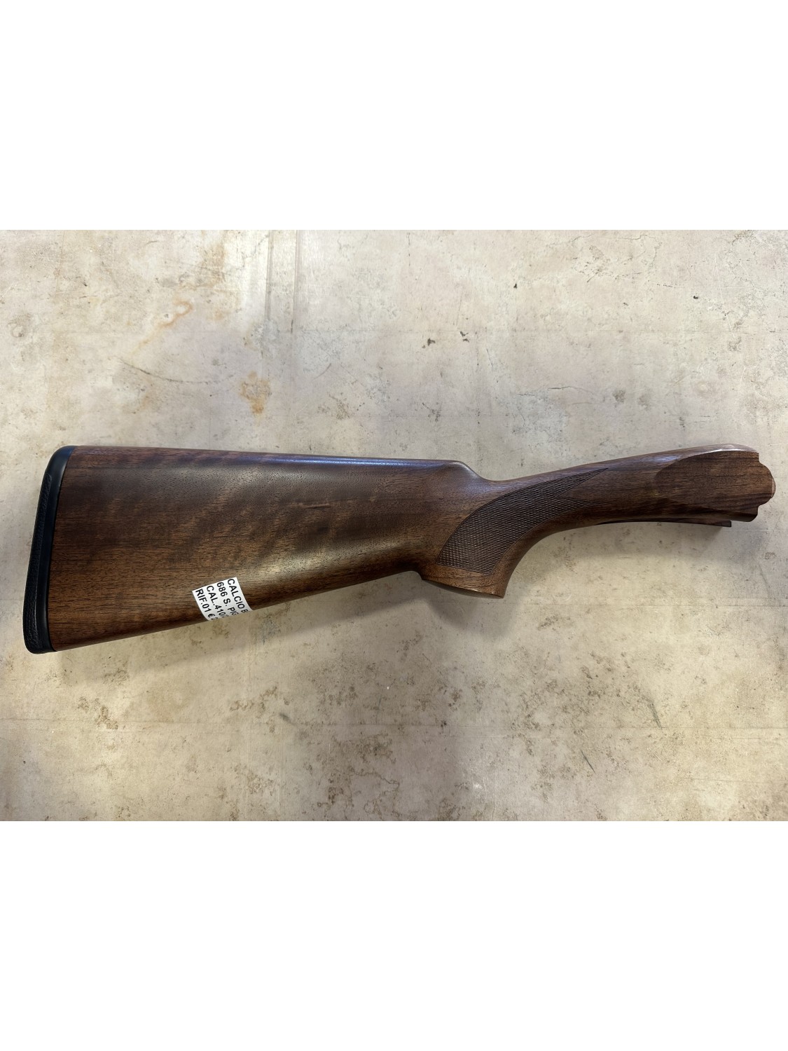 Calcio per fucile sovrapposto di marca P. Beretta calibro 410 o 28