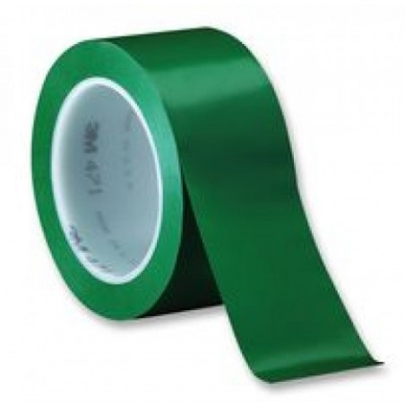 Rotolo adesivo verde gomma 50mmX33m.