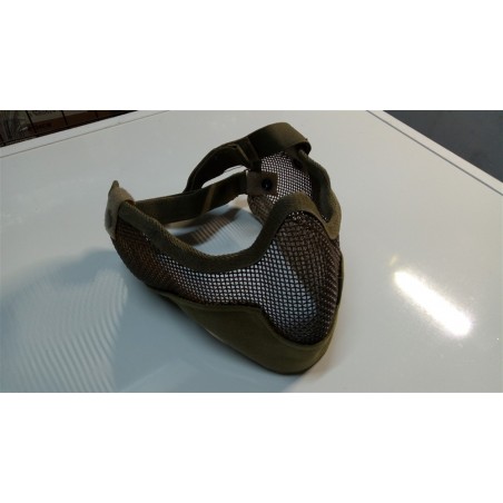 MASCHERA DI PROTEZIONE FACCIALE ROYAL PLUS TACTICAL NET METAL TAN